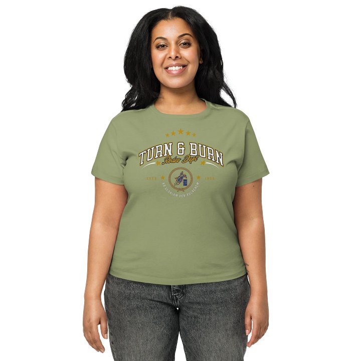 TURN & BURN – Women’s High-Waisted Tee product image (1)
