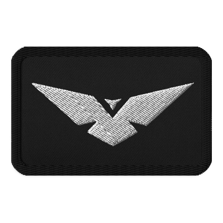 Black Embroidered Rectangle Patch product image (1)
