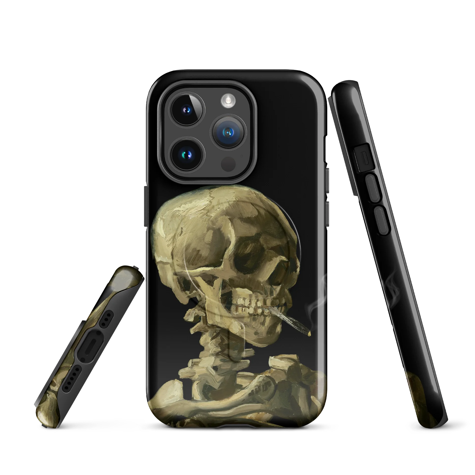 Van Gogh – Skull of a Skeleton with a Burning Cigarette iPhone® MagSafe® Tough Case product image (1)