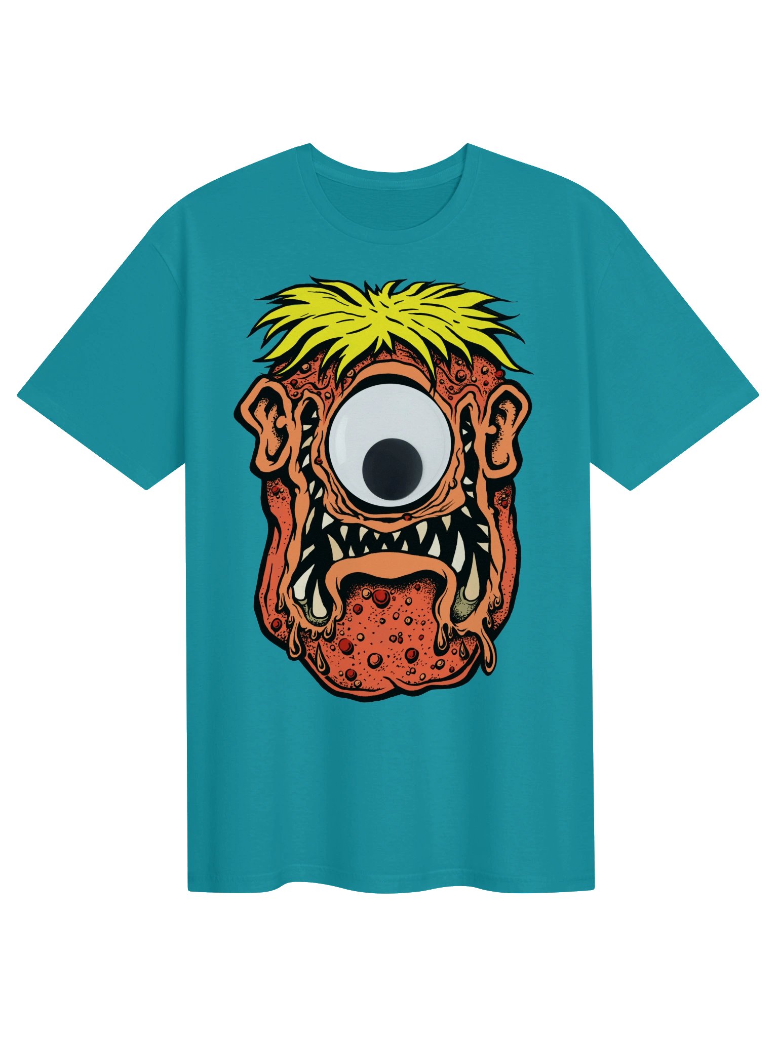 Googly EYEclops - Cyan T-Shirt product image (1)
