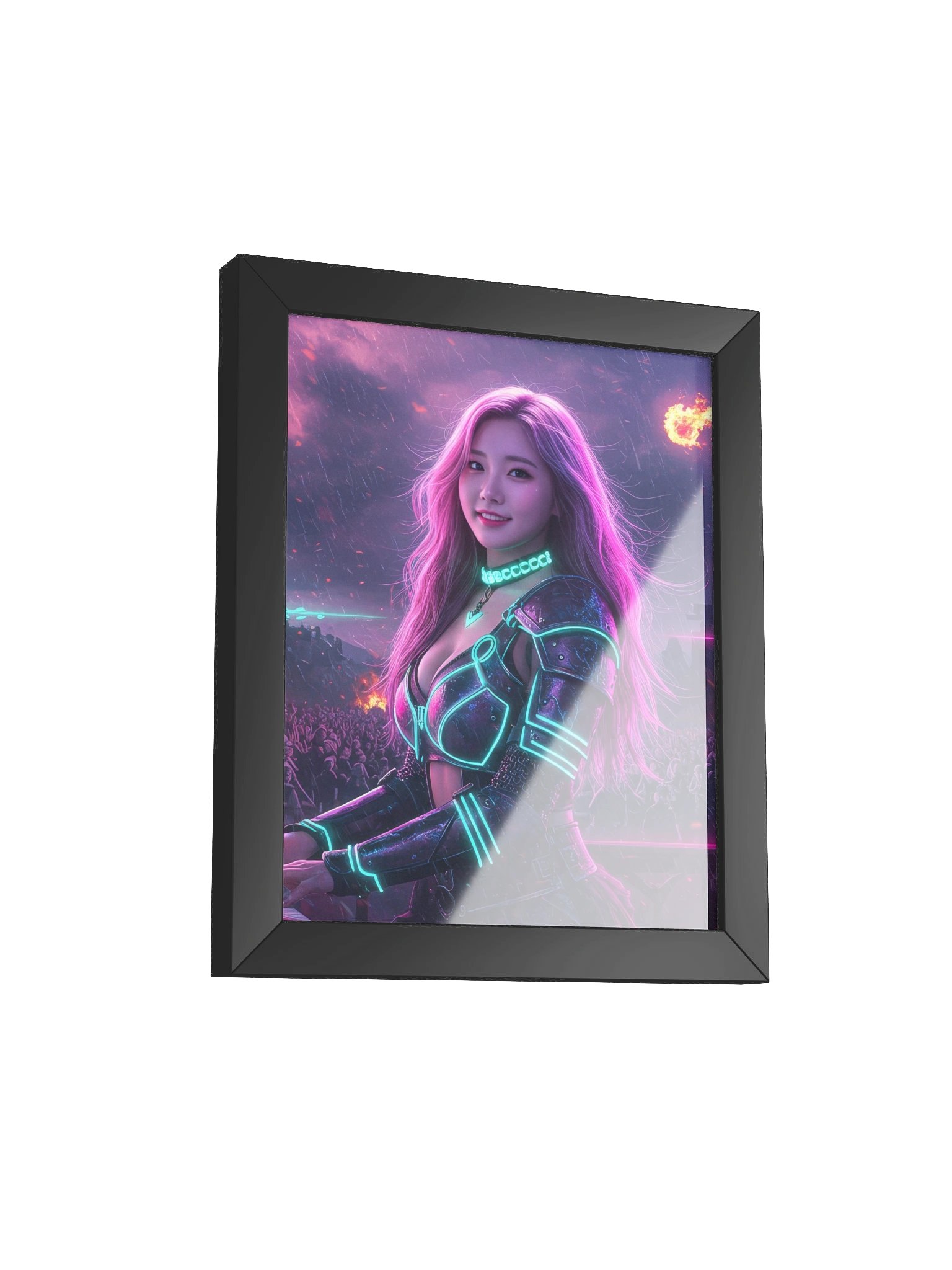Deltasona Girl in Wood Frame product image (2)