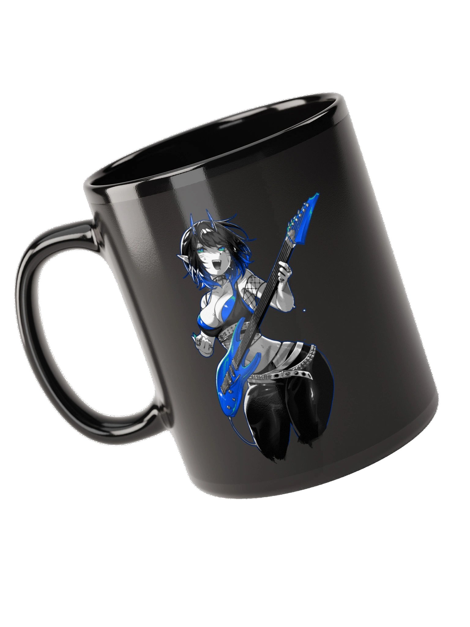 Troble Showtime Black Glossy Mug product image (5)