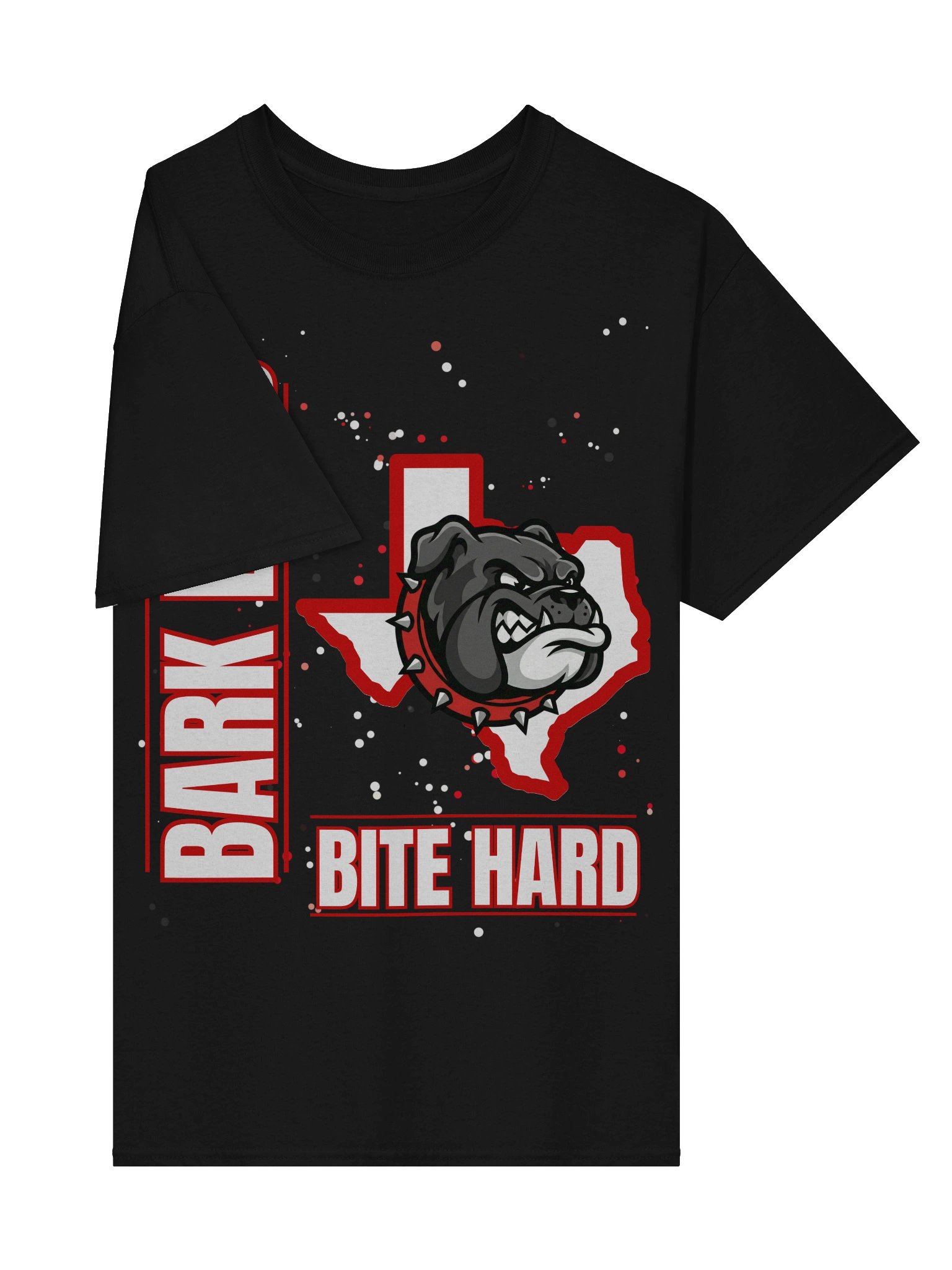Bark Loud Spirit Tee - Red on White [READ DESCRIPTION FOR CUSTOMIZATION] product image (30)