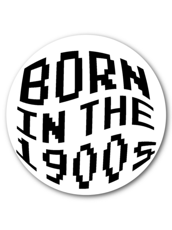 ✿ [retro collection] ✿ born in the 1900s sticker product image (1)