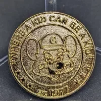 Chuck E Cheese Inspired Replica Token Enamel Pin product image (1)