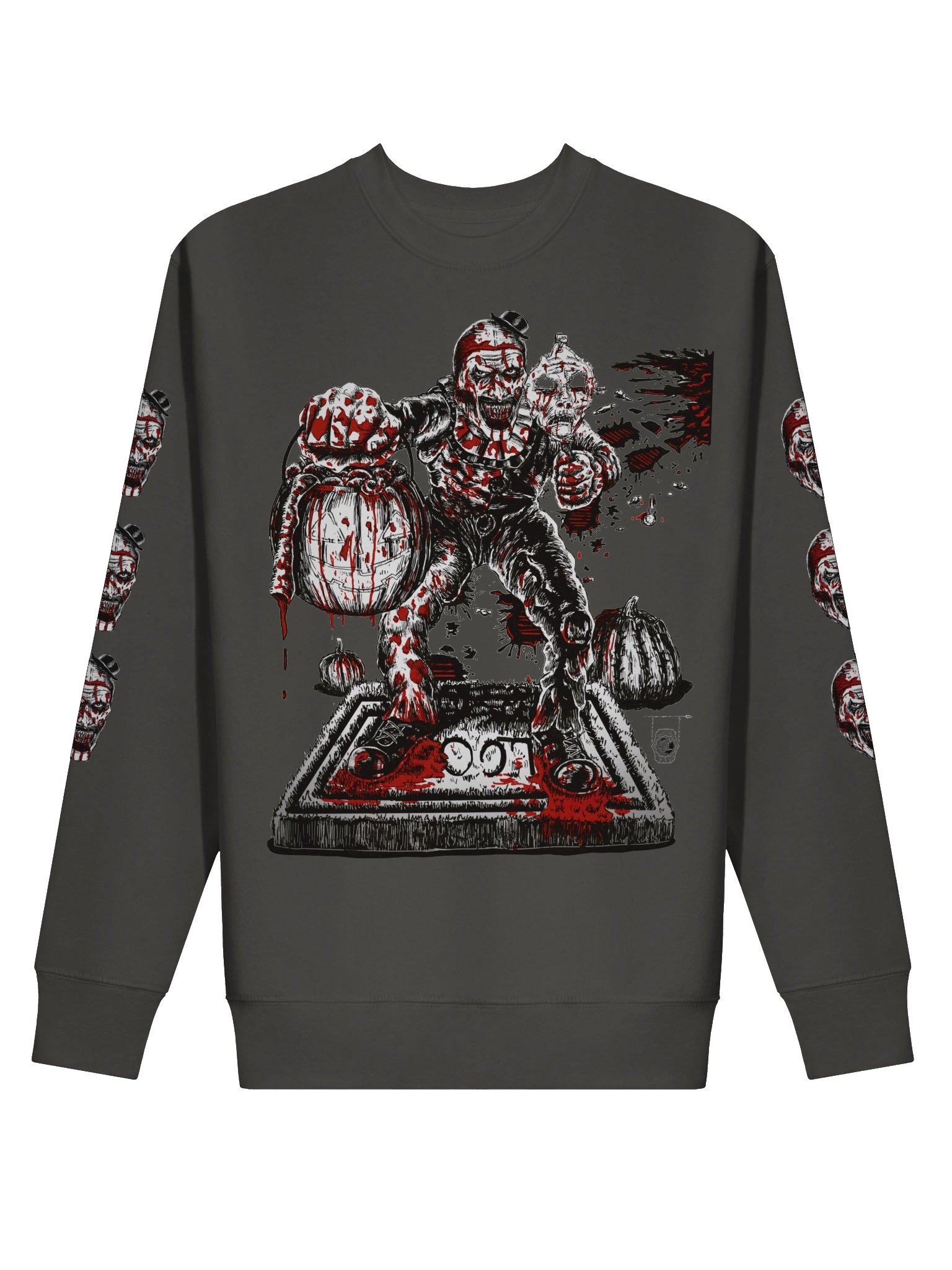 Trick or Treat with Art the Clown- Bloody Version- Unisex SweatShirt product image (9)