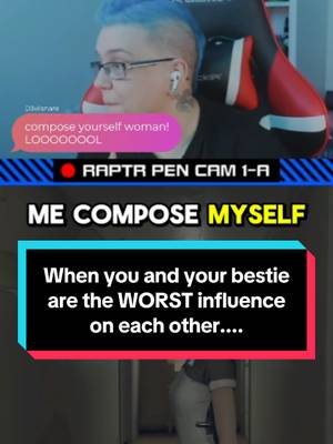 We're literally the worst influence on each other 🤣 featuring ⁨@xd3vilsnare #besties #funnymoments #shorts #twitchstreamer #girlgamer
