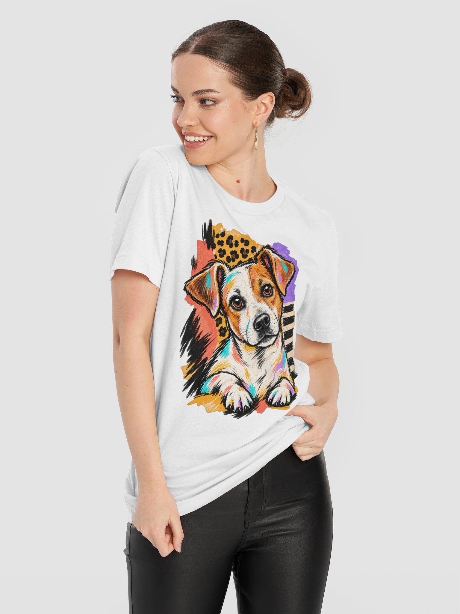 Jack Russell Terrier Art T-Shirt product image (9)