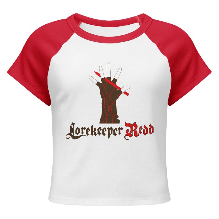 Lorekeeper Redd baby raglan tee. product image (1)