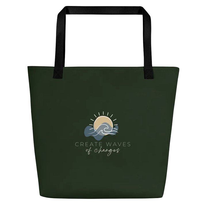 Large Tote Bag w/ Pocket LTFB0111 product image (1)