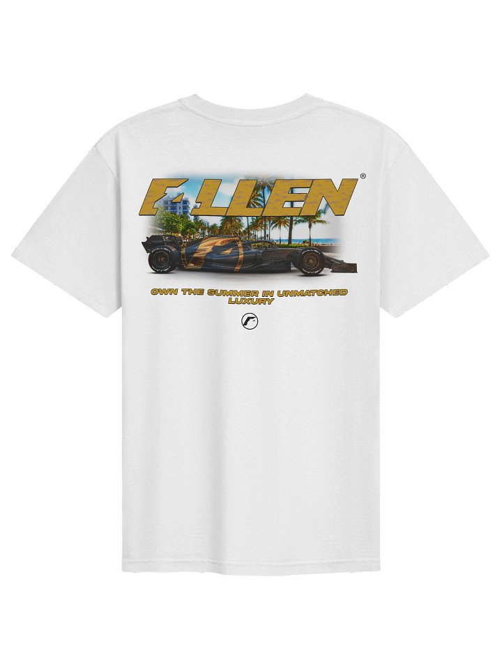 F4LLEN Race Car T-Shirt [ White ] product image (2)