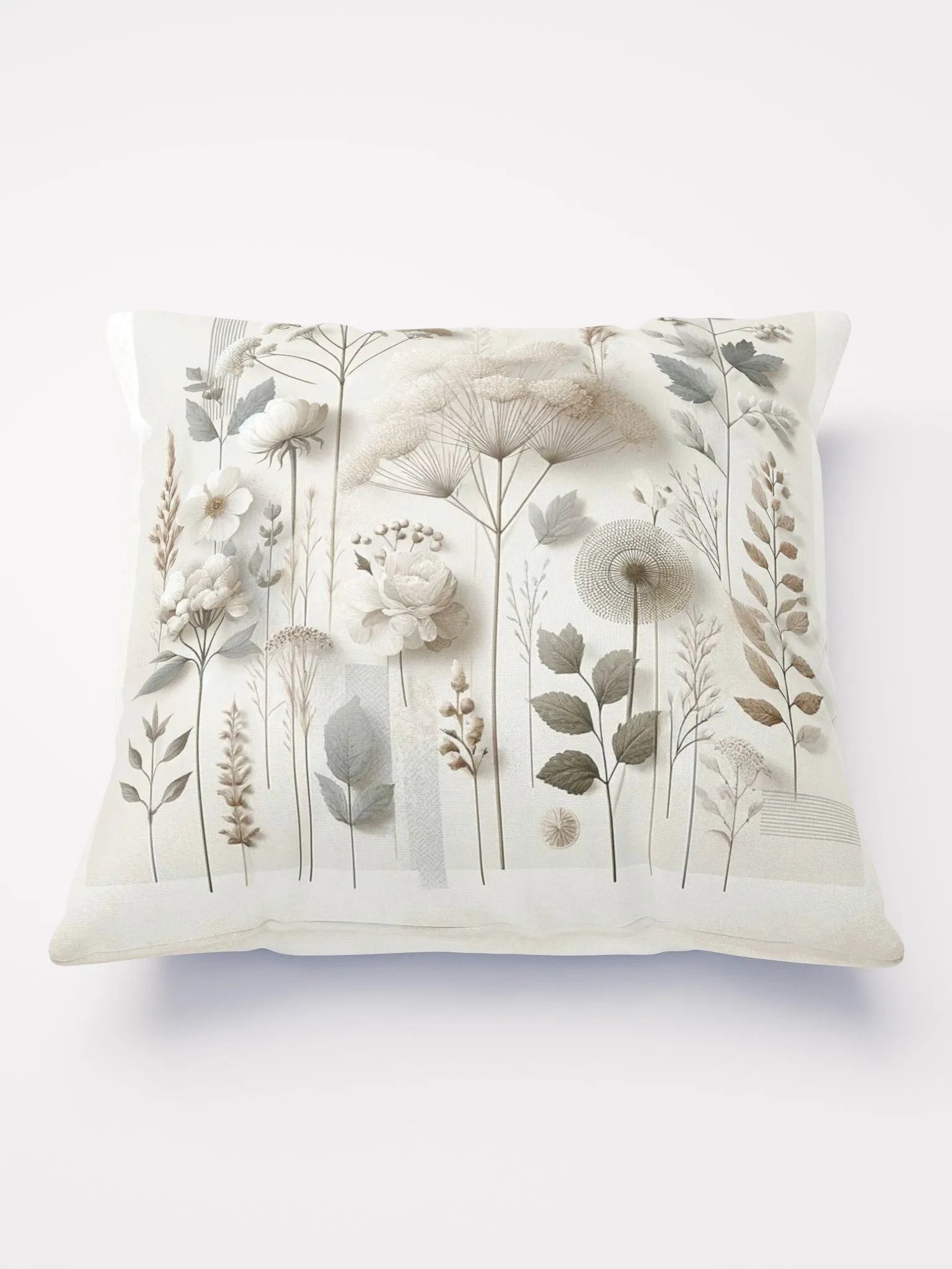 Serenity in Bloom: Scandinavian & Provençal Style Accent Pillow product image (2)