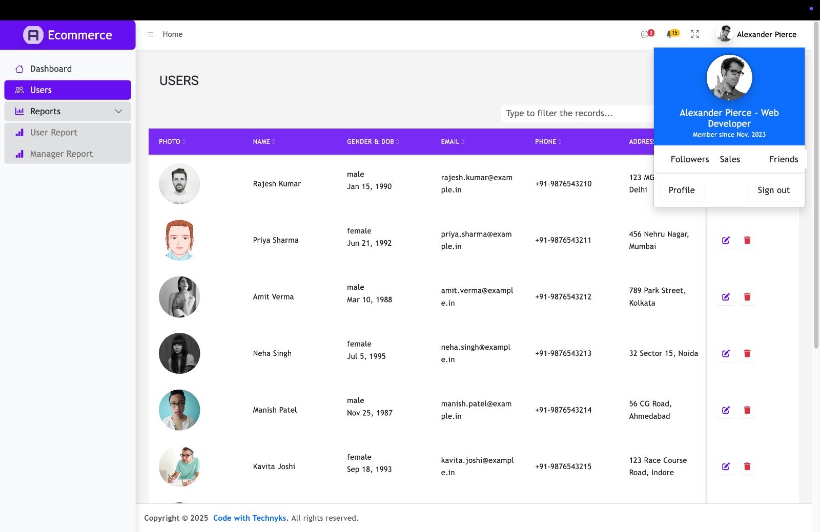 Angular Admin Portal Professional UI Design product image (11)