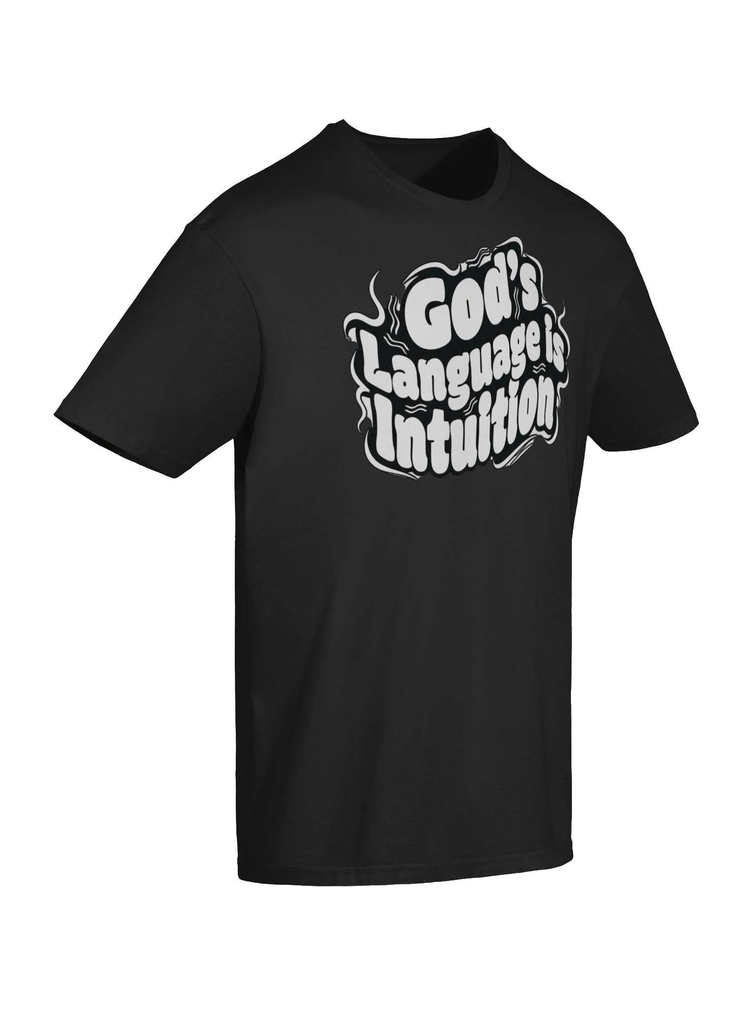 God's Language is Intuition, Unisex Tee product image (3)