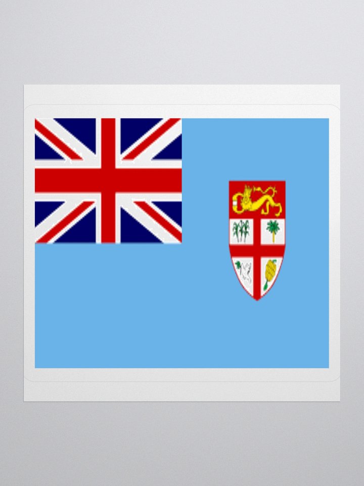 Fiji Flag Sticker | Union Jack Design | Durable Vinyl | 3 Sizes product image (2)