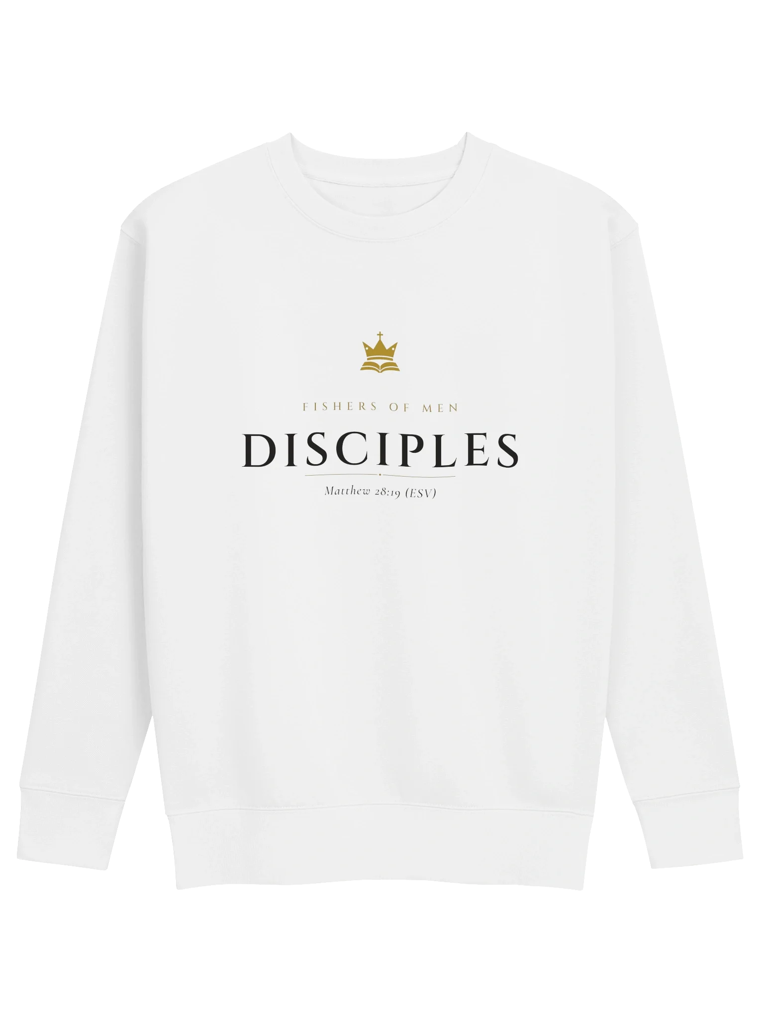 Disciples Crewneck - White — Christ Is King crewneck