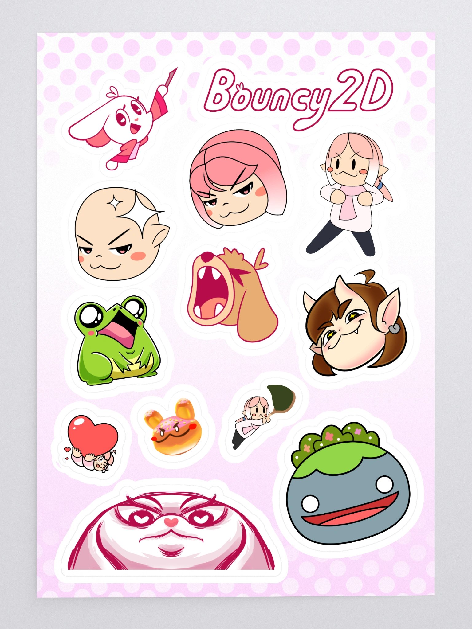 Bouncy2D Sticker Set #1 product image (3)