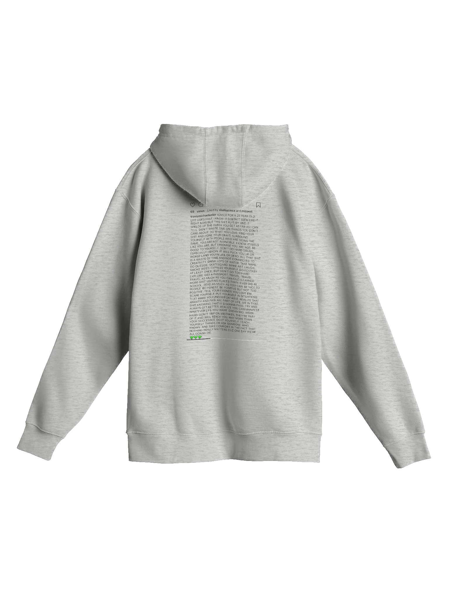 Keep Dreaming / Advice For A 25 Year Old hoodie product image (2)