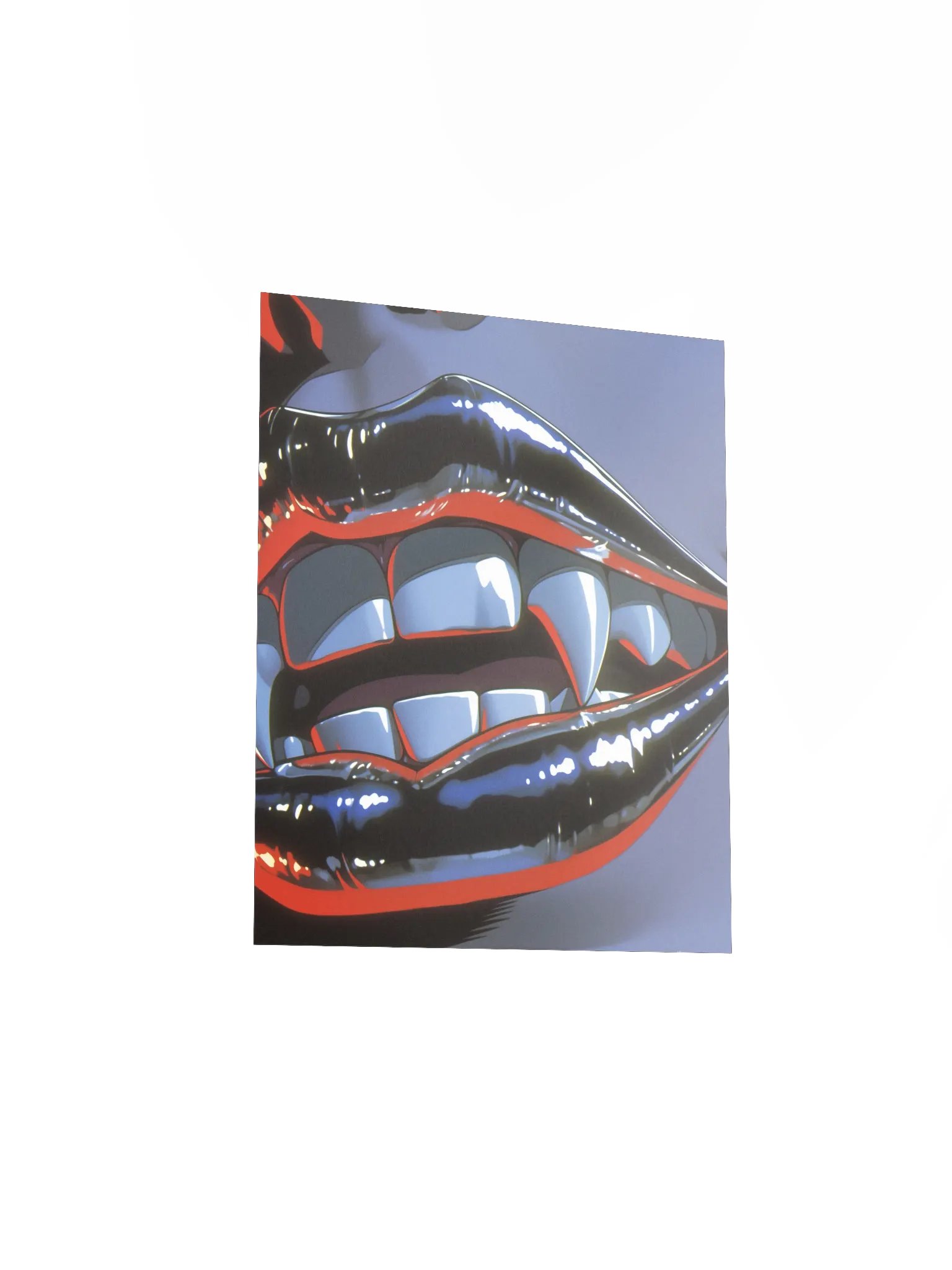 "Kiss that leaves it's mark" Matte Poster product image (3)