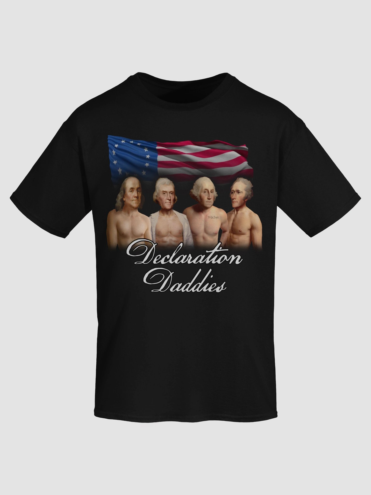 Declaration Daddies - Funny 4th of July Founding Fathers America 250 T-Shirt product image (35)