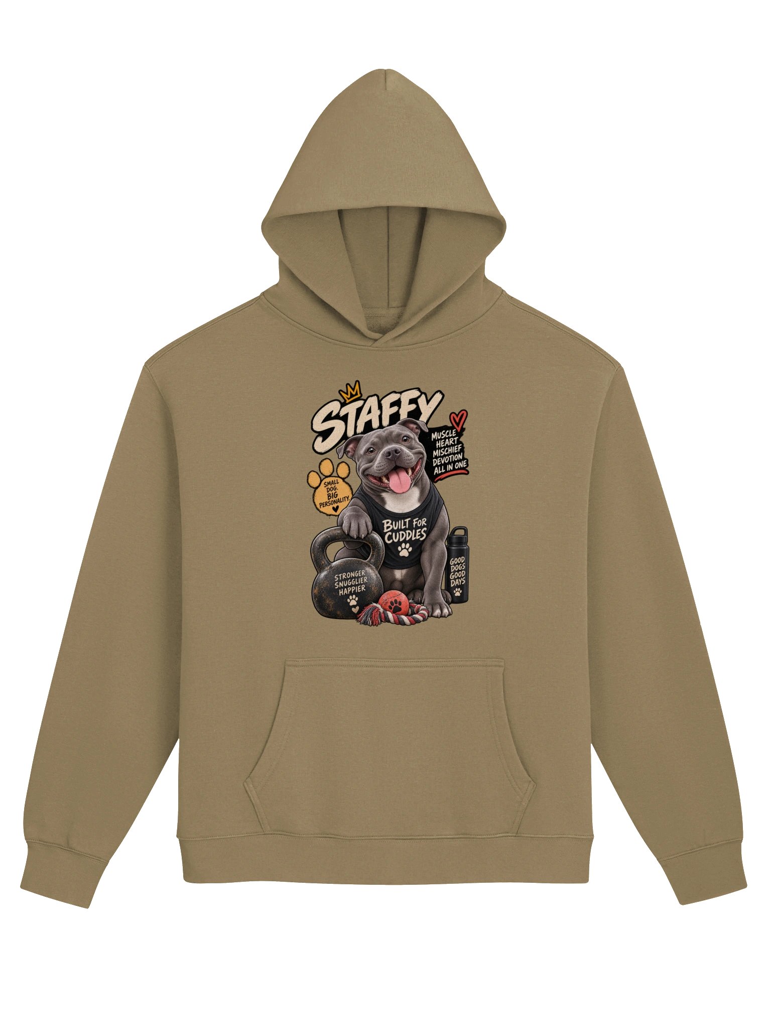 Bulldog Built for Cuddles - Funny Tough Guy Softie Sweatshirt product image (26)