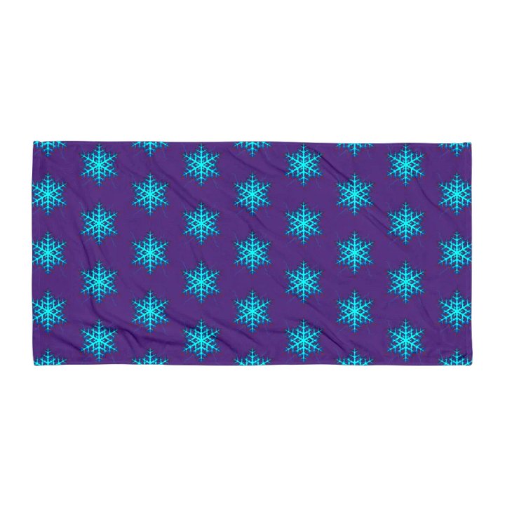 WICKED WINTERS ELECTRIC SNOWFLAKE TOWEL product image (1)