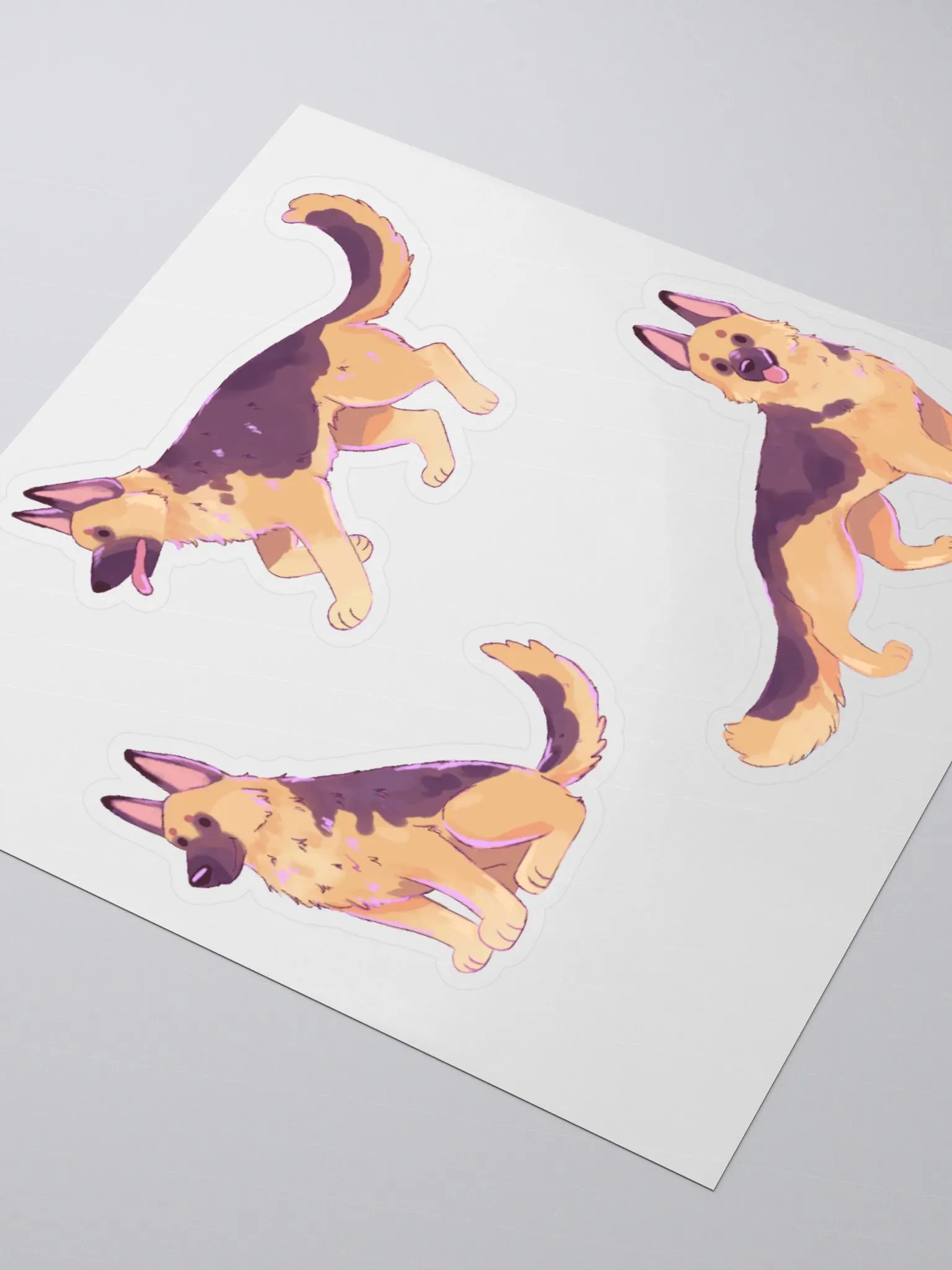 German Shepherd Trio Sticker Set product image (4)