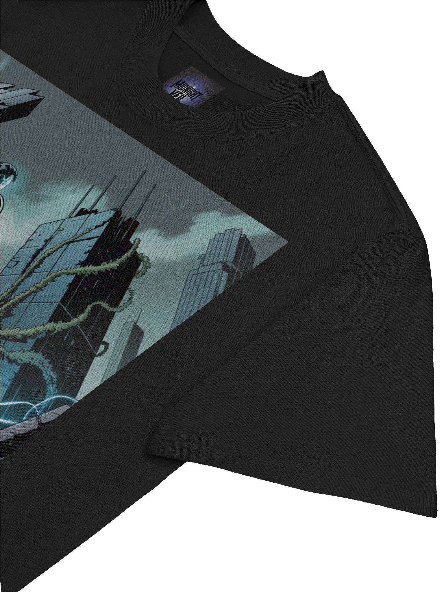 Eternal Dominion: Apocalypse Inspired Oversized Faded T-Shirt product image (7)