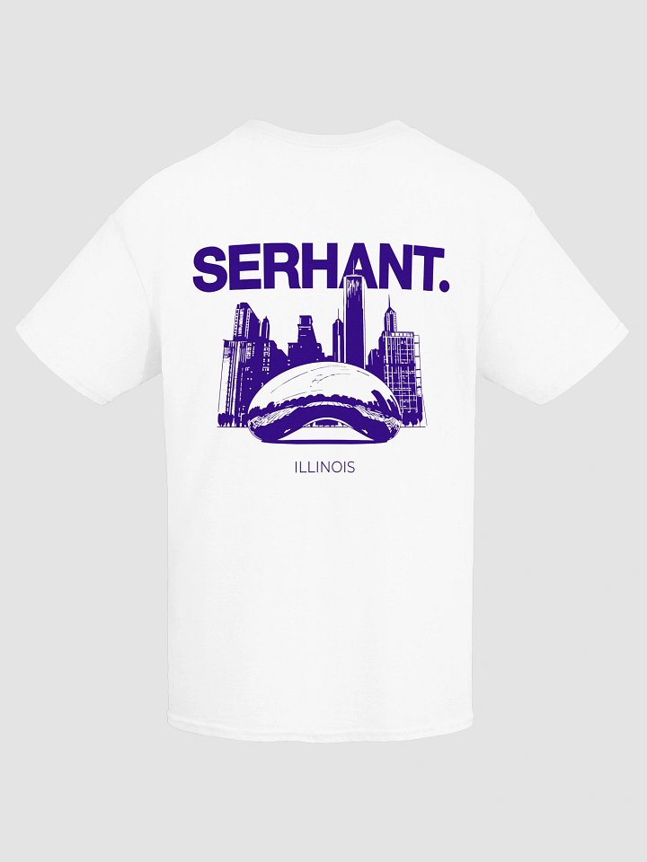 SERHANT. Illinois Bean White T-Shirt product image (1)