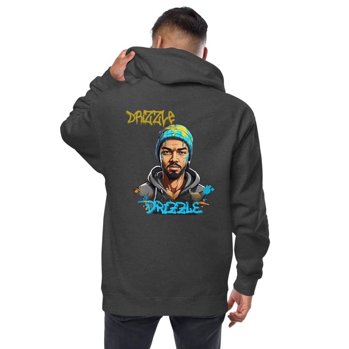 DRIZZLE ZIP HOODIE (HEATHER CHARCOAL) product image (1)