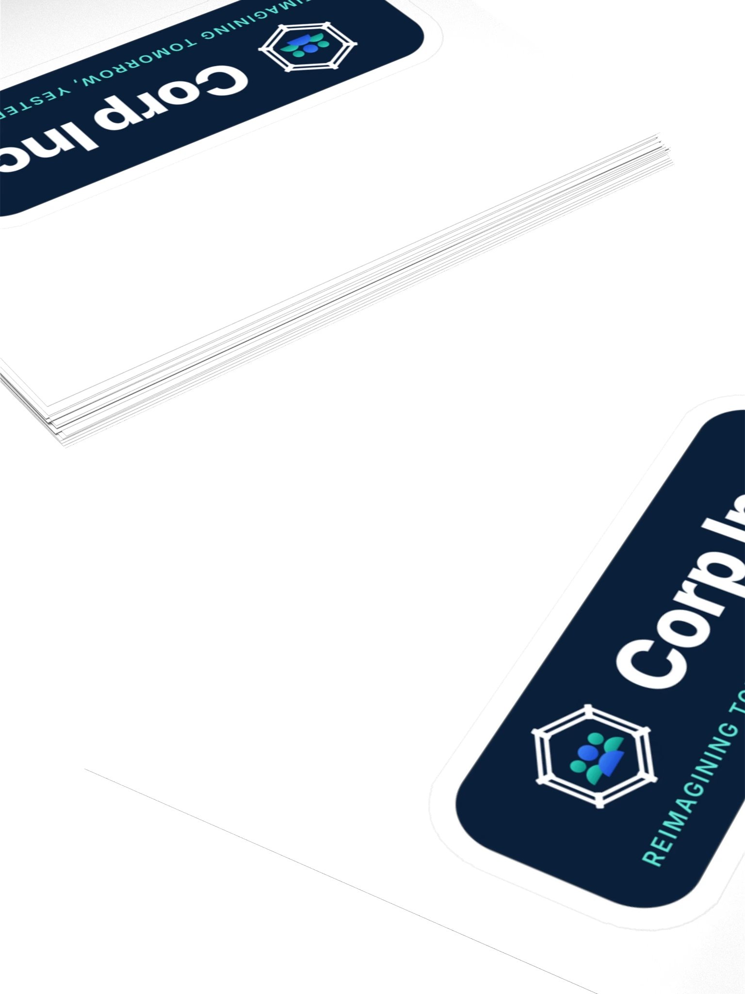 Corp Inc. Logo Sticker product image (4)