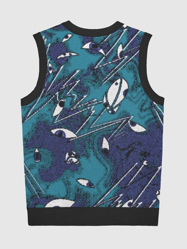 Eyes and Lightning Magic Sweater Vest (Sober Colours) product image (7)