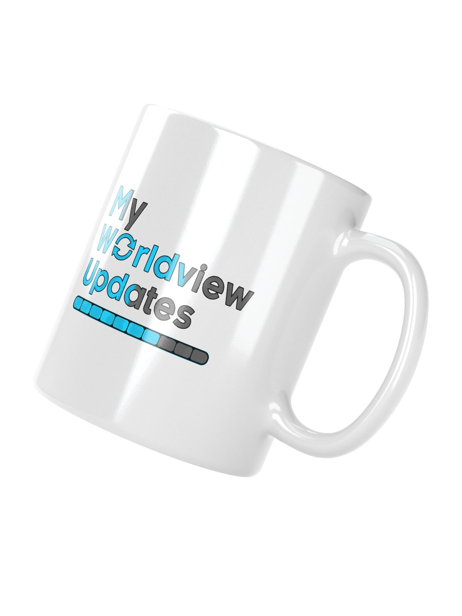 My Worldview Updates - White Glossy Mug product image (4)