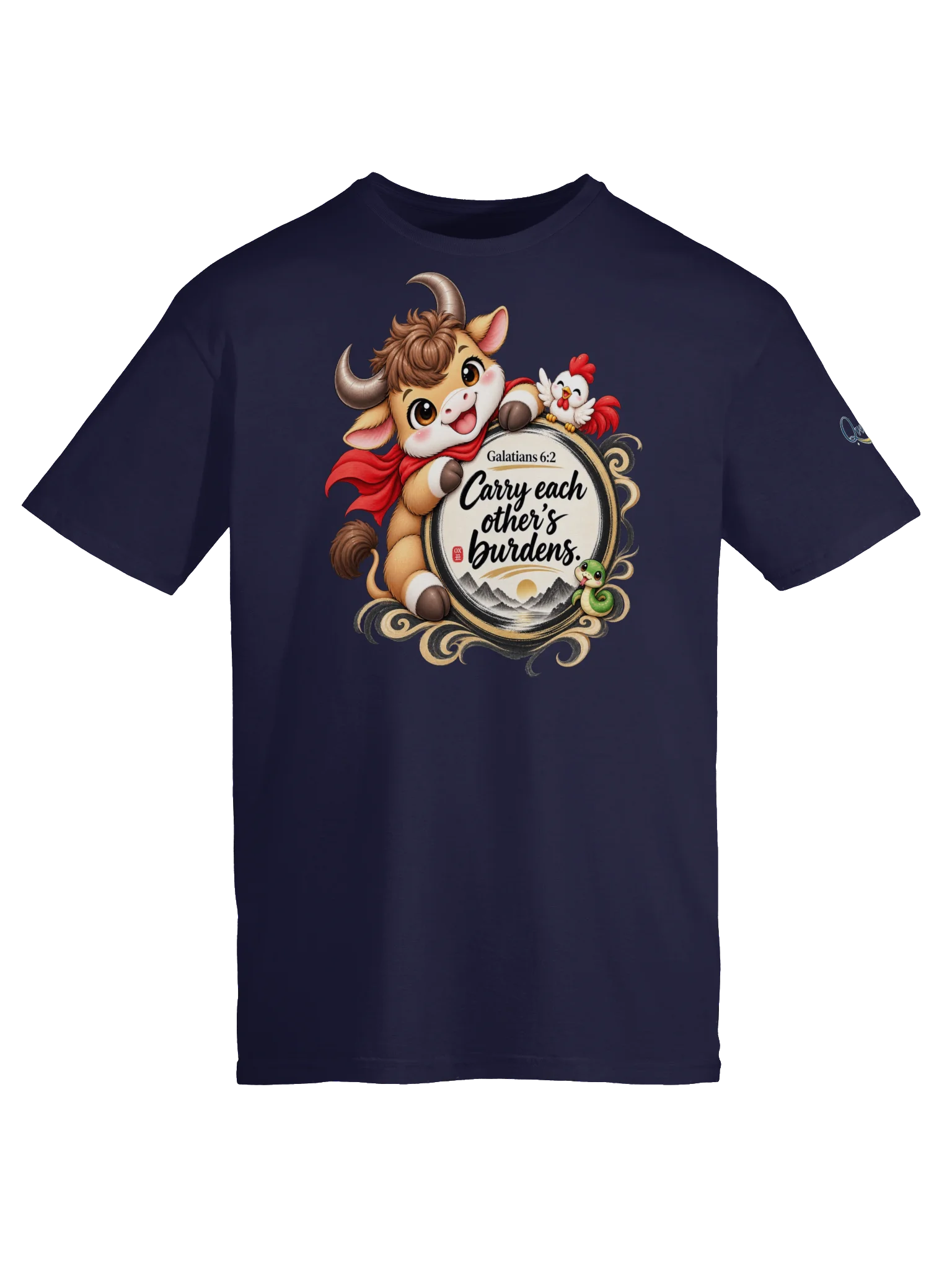 🐂Year of the Ox | Chinese Zodiac Trio Unisex T-Shirt product image (25)