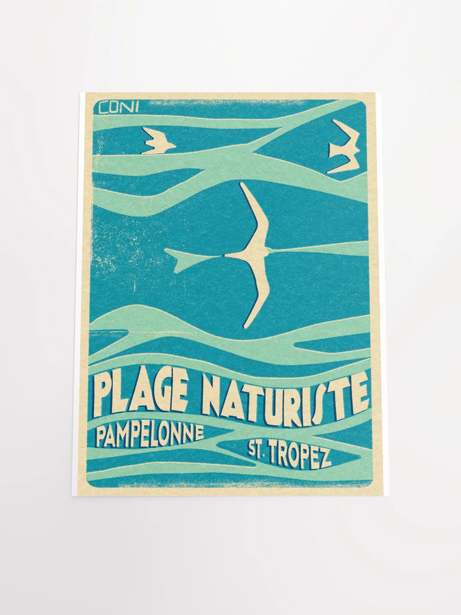 Plage Naturiste Print product image (4)