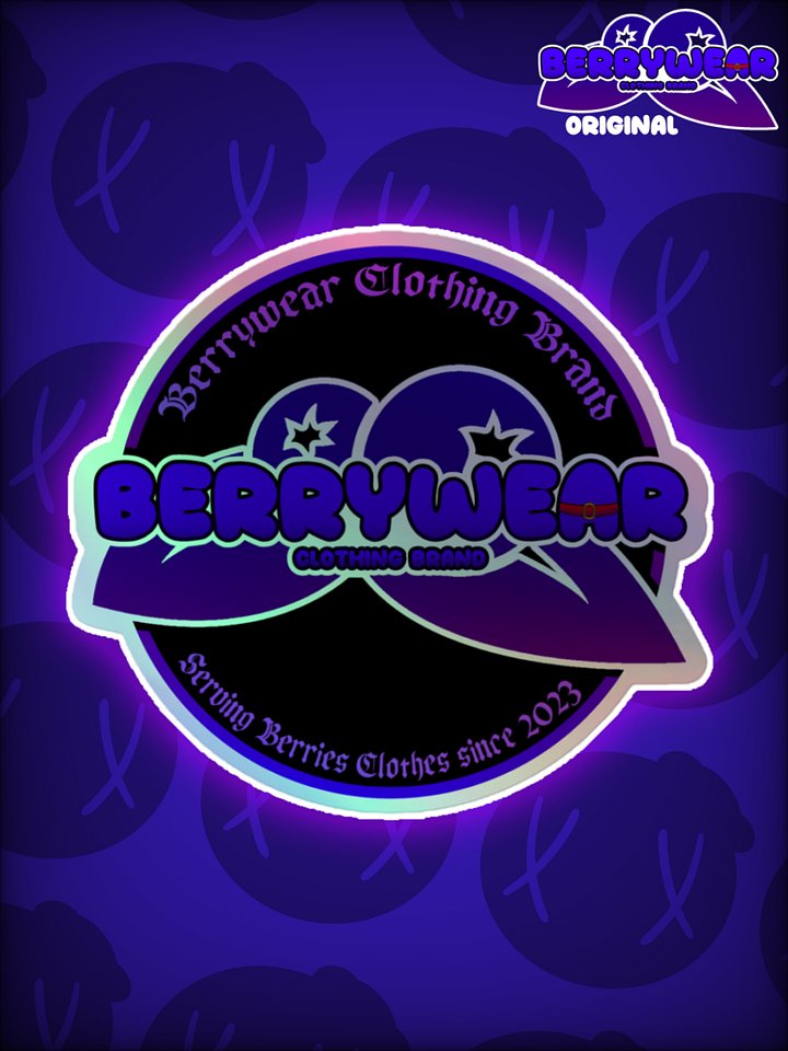 Berrywear Emblem - Die Cut Holographic Sticker product image (2)
