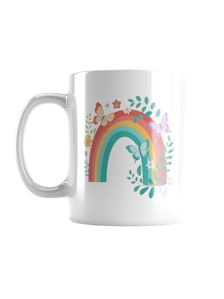 Rainbow Butterfly Garden Coffee Mug product image (1)