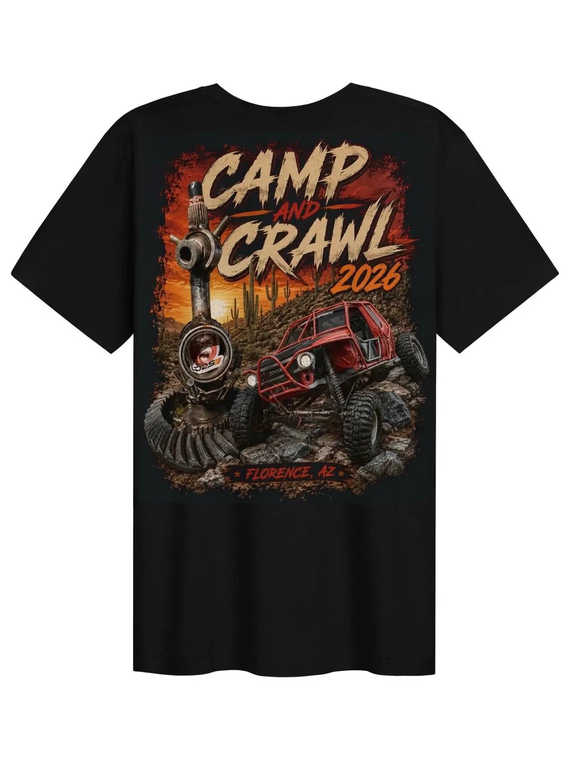 Camp n Crawl 2026 “Q” T-Shirt product image (2)