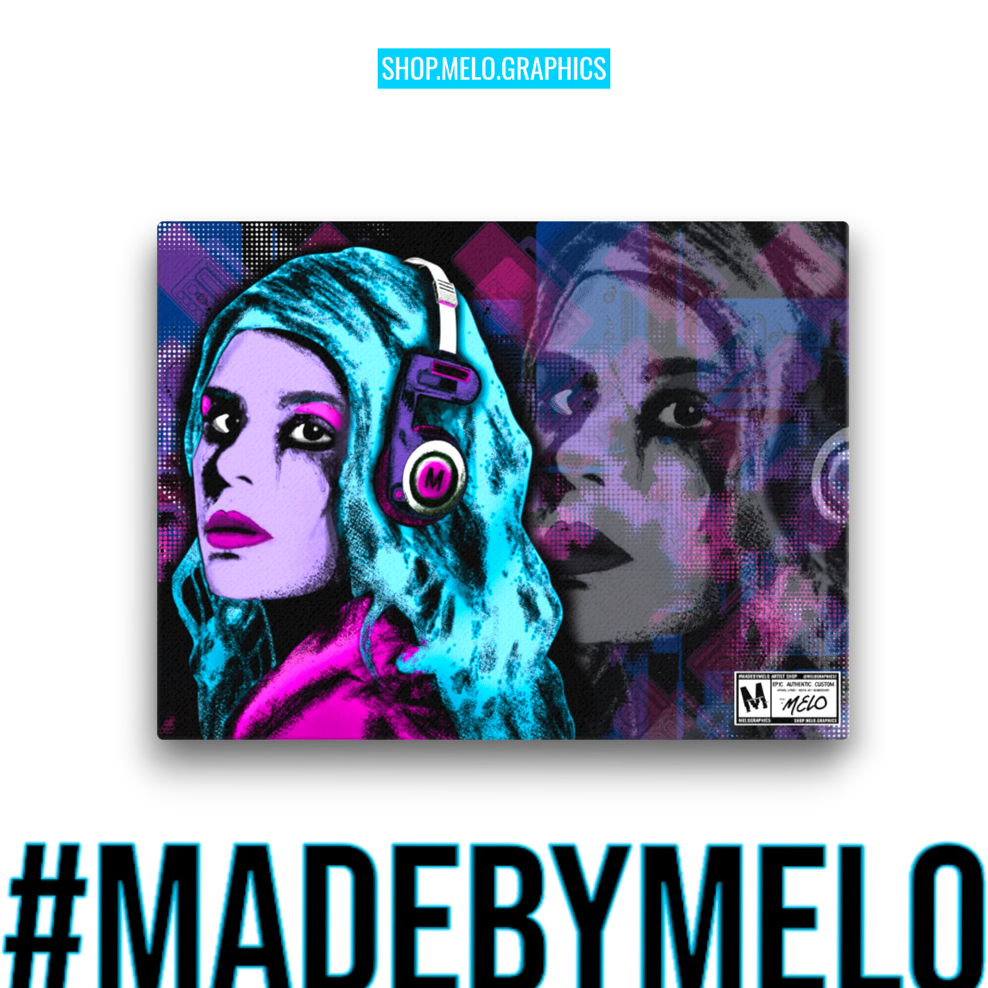 Personal Playlist by MELOGRAPHICS - Canvas Art + Digital Wallpaper | #MadeByMELO product image (2)