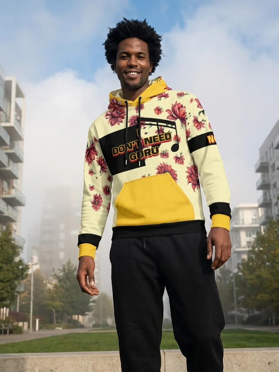 Flower thoughts-cotton hoodie-Gang edition product image (10)
