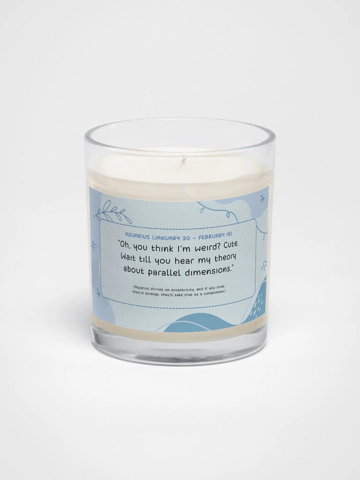 Aquarius - Zodiac Candles product image (1)