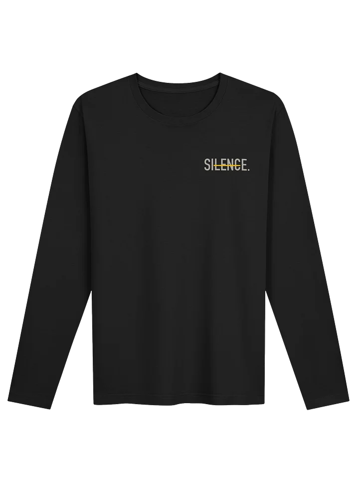 SILENCE. Minimal Graphic Long Sleeve Crew product image (1)