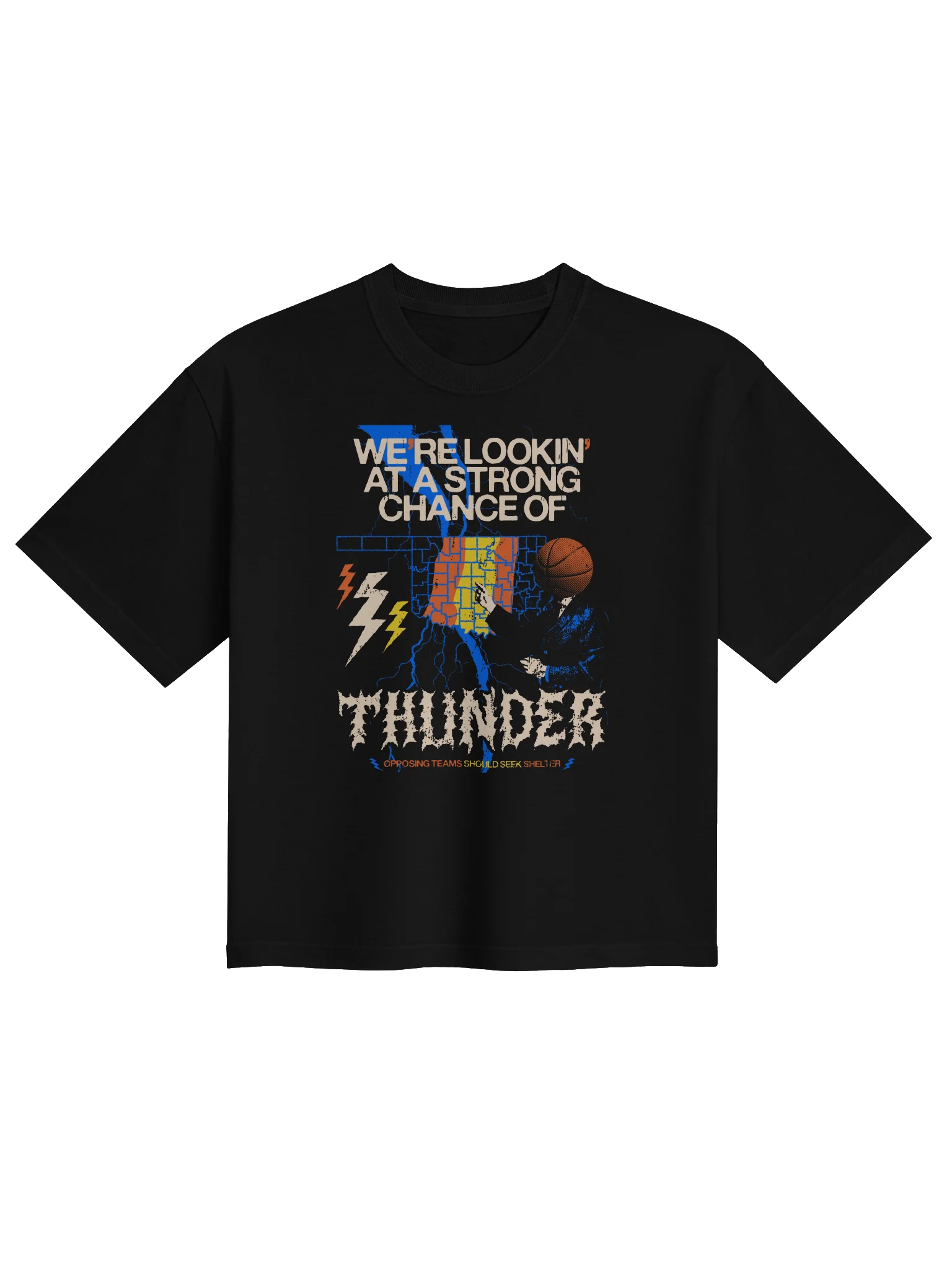 Chance of Thunder Boxy Women's Tee product image (1)