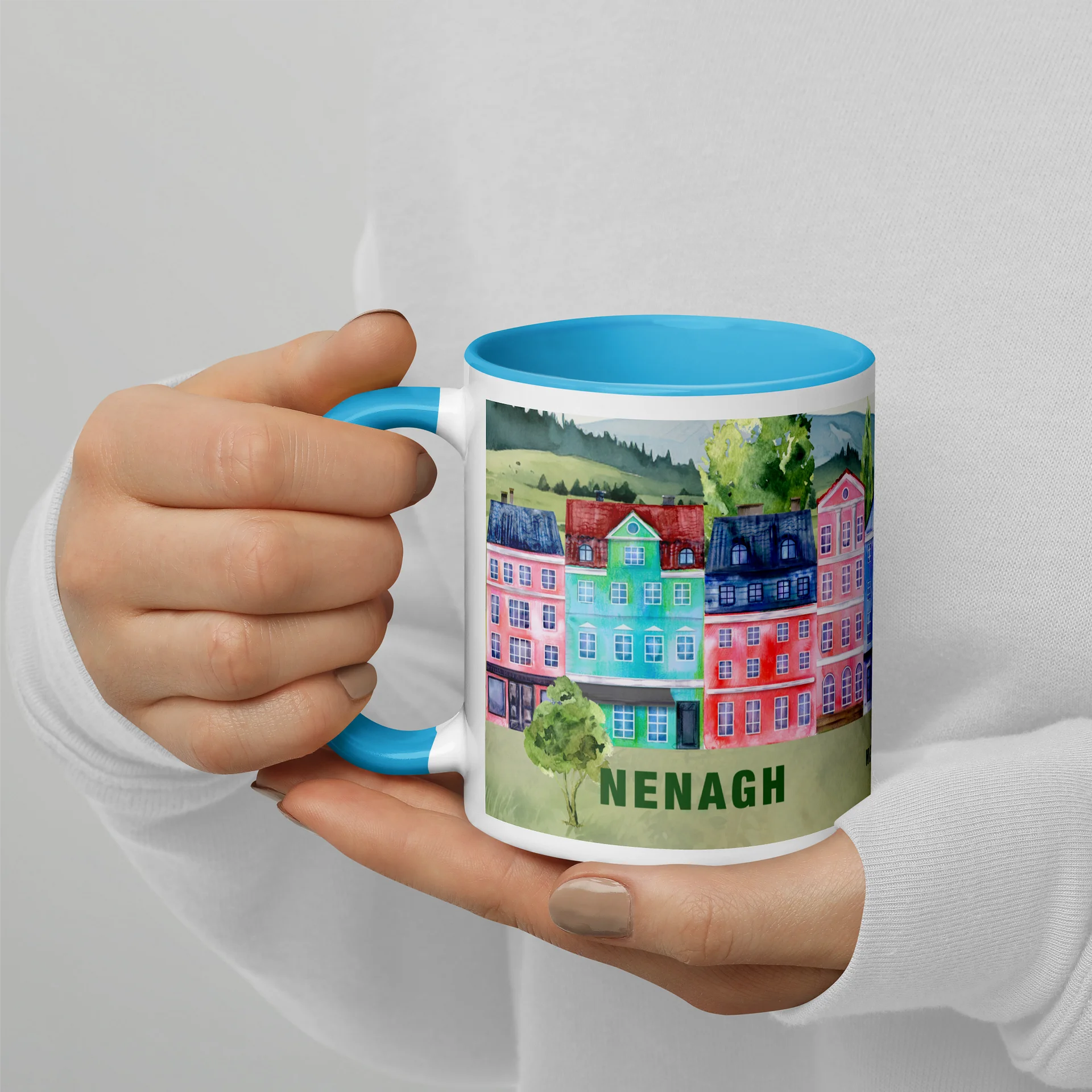 Nenagh: Turquoise mug product image (3)