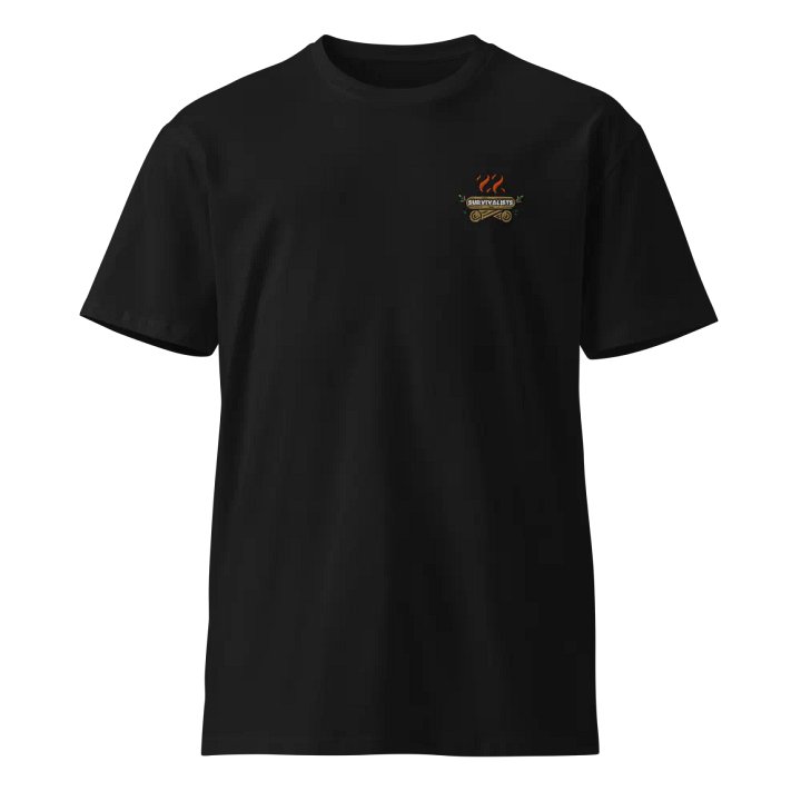 Survivalists Embroidered Unisex Premium T-Shirt product image (1)