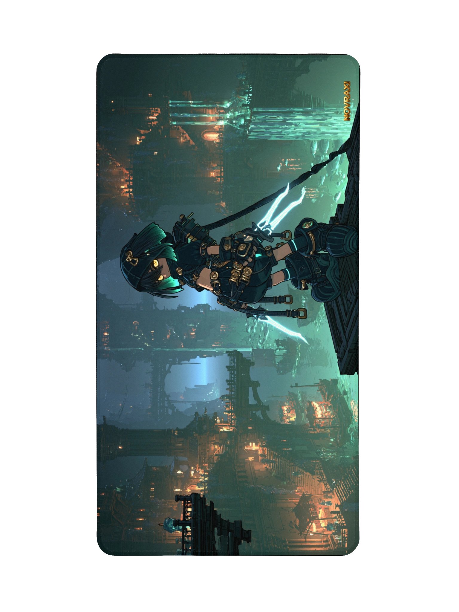 Abyssal Tides × Shadow Diver | XL Gaming Desk Mat product image (4)