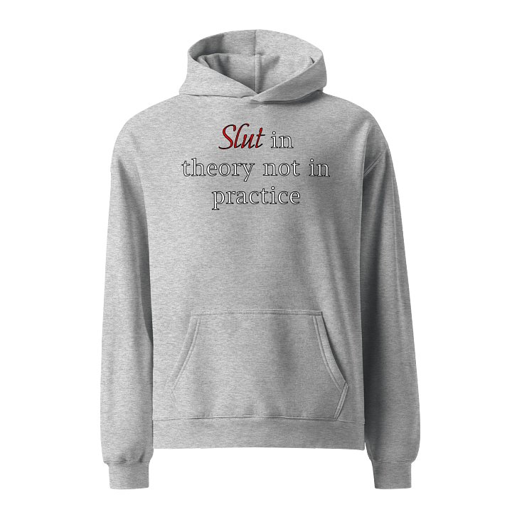 Slut in Theory Premium Hoodie product image (4)