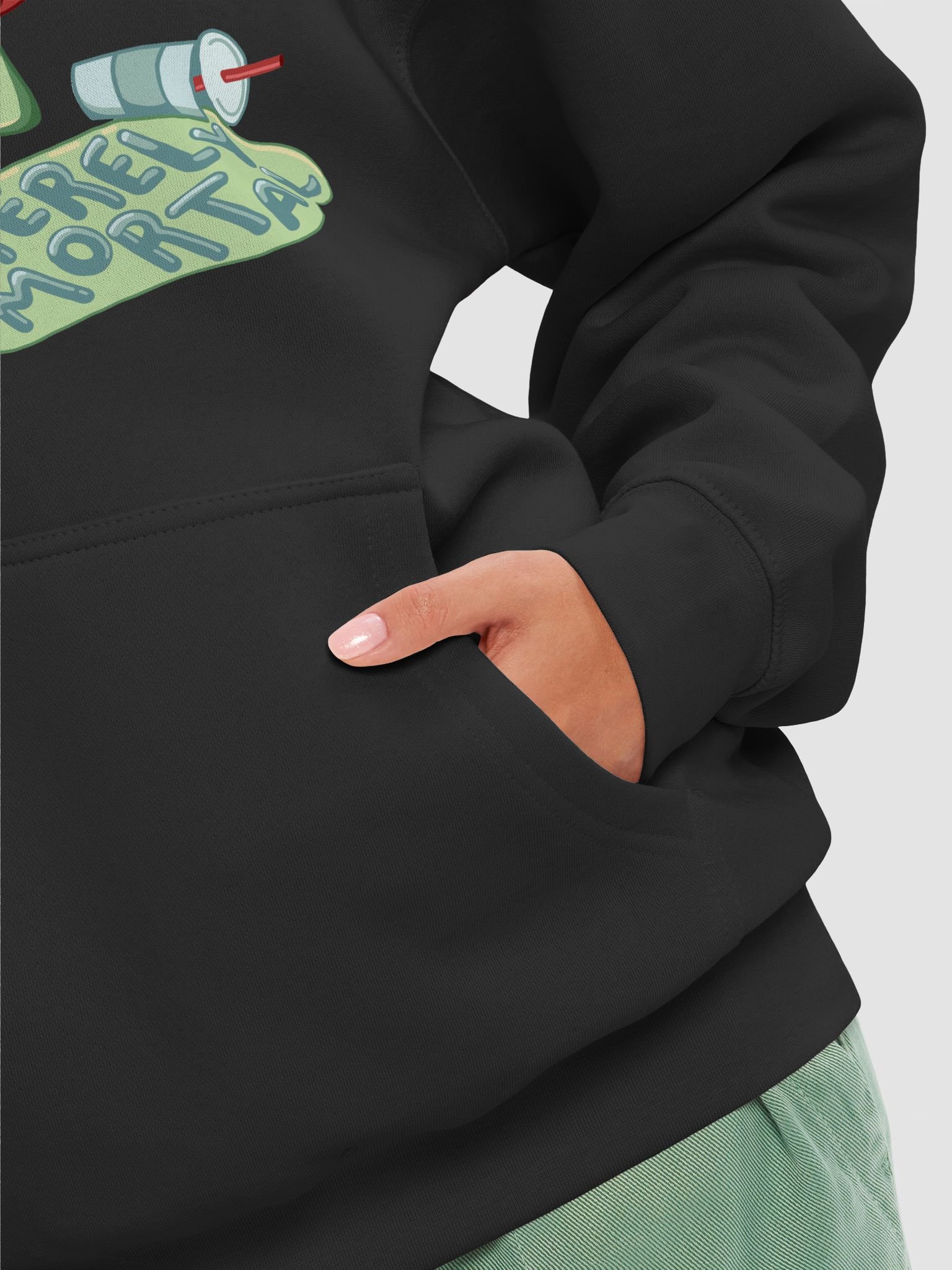 Exclusive: Merely Mortal's Dancing Gas Station Turtle Premium Hoodie (XS - 3XL) product image (6)
