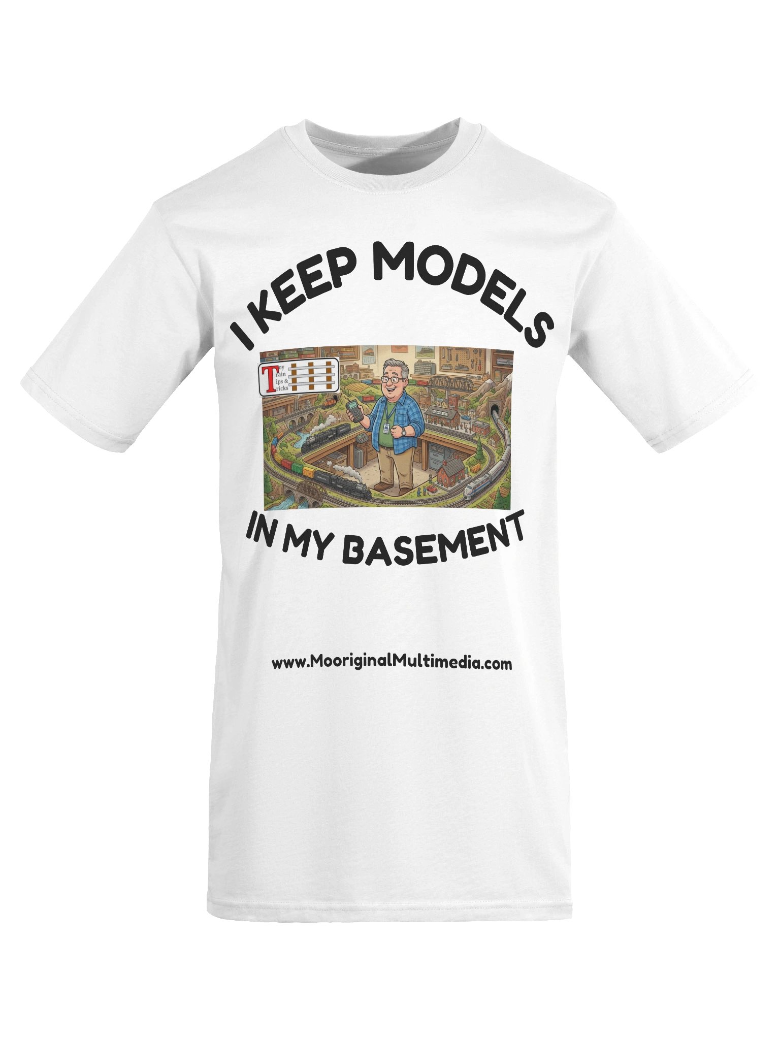 Layout Master Tee — Toy Train Tips Design product image (5)