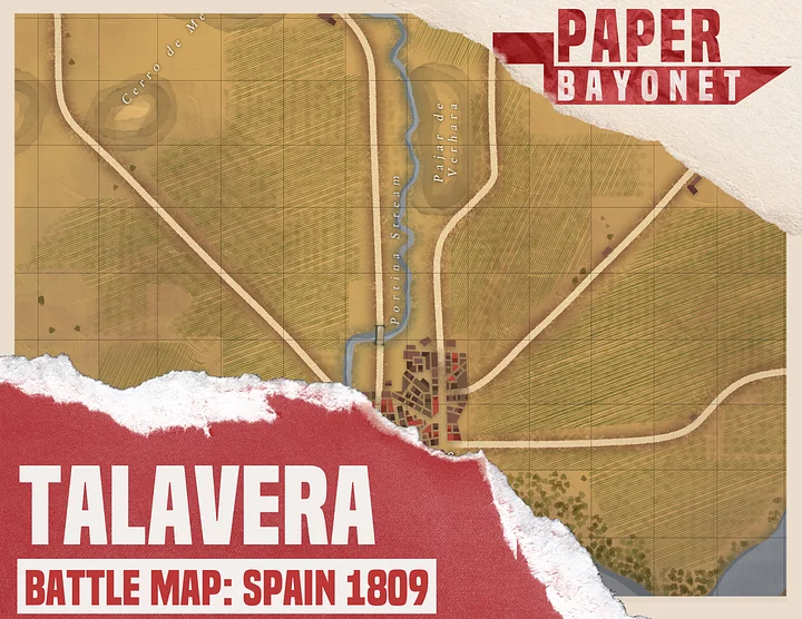 Talavera battle map. product image (1)
